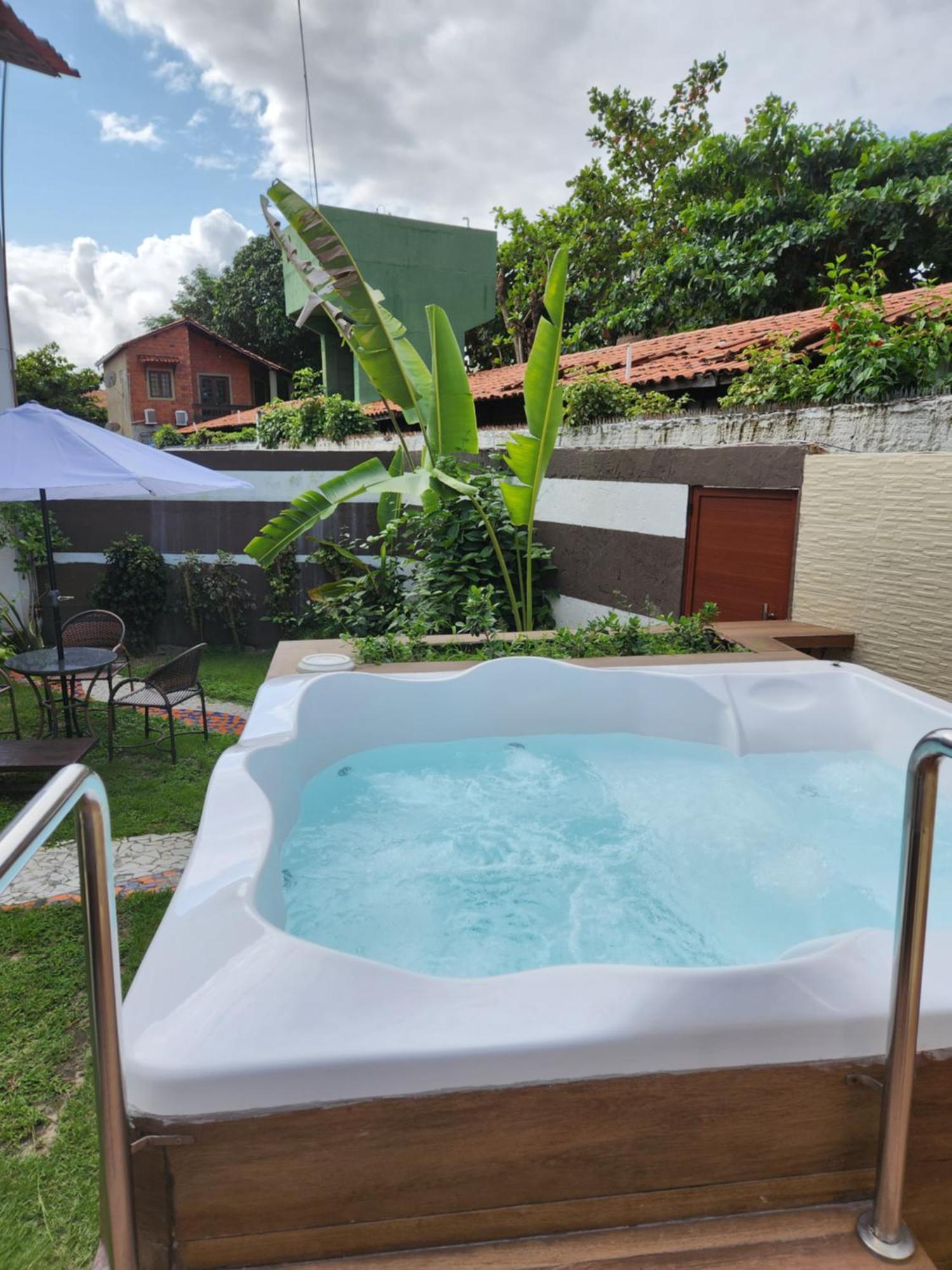Pousada Beach Garden ปอร์โต จิ กาลินญาส ภายนอก รูปภาพ